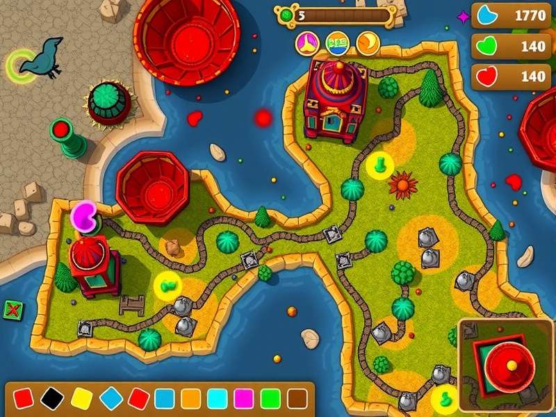 Holi Colorful Mirage gameplay screenshot